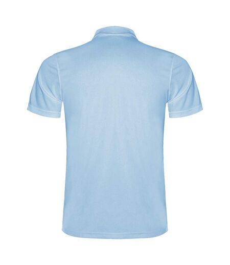 Roly Mens Monzha Short-Sleeved Polo Shirt (Sky Blue)