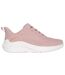 Womens/ladies Bobs Sport Squad Waves Trainers Blush Skechers-3