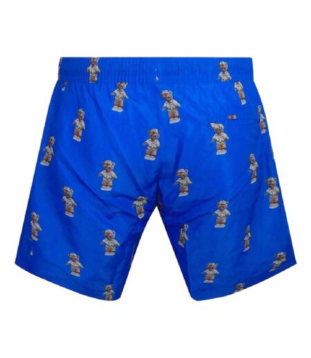 Short De Bain Motif/style Ours En Peluche Homme Bleu Philipp Plein