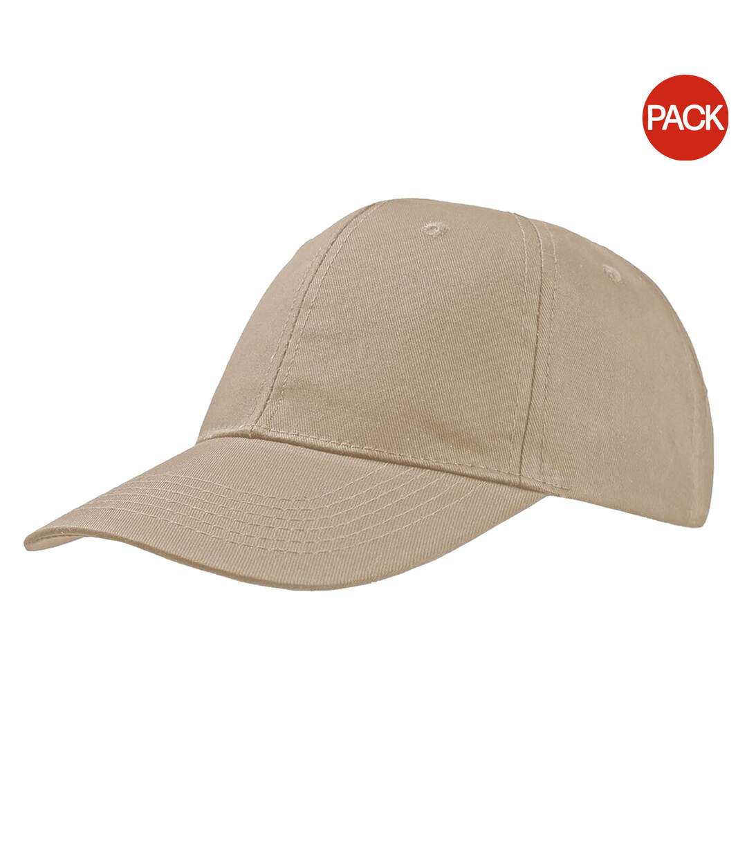 Lot de 2  casquettes start adulte beige Atlantis-1