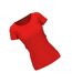 T-shirt Femme Rouge Écarlate Stedman-2