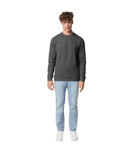 Unisex adult zion recycled cotton crew neck sweatshirt anthracite Iqoniq