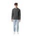 Unisex adult zion recycled cotton crew neck sweatshirt anthracite Iqoniq-3