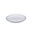 Lot de 6 Assiettes Plates Réutilisables Square 25cm Bleu Pétrole-2