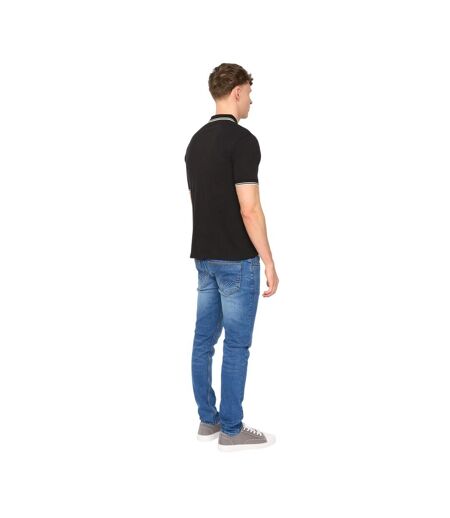 Mens Wrentham Polo Shirt Black Duck And Cover