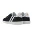 Mens Lyon Leather Cupsole Trainers Black White Patrick-2