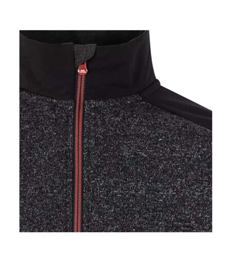 Veste Polaire Cossal At200 Homme Noir Chiné Trespass