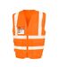 Gilet haute visibilité adulte orange fluo WORK-GUARD by Result-1