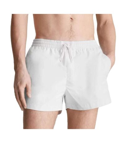 Short de bain blanc homme calvin klein drawstring km0km00956 - xxl