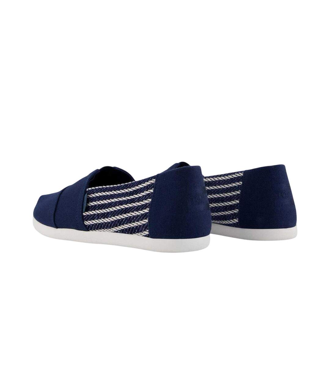 Mens Alpergata Stripe Canvas Espadrilles Navy Toms-2