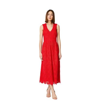 Robe mi-longue femme rouge Dorothy Perkins