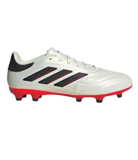 Mens Copa Pure Ii League 3 Stripes Leather Firm Ground Football Boots Solar Red White Adidas