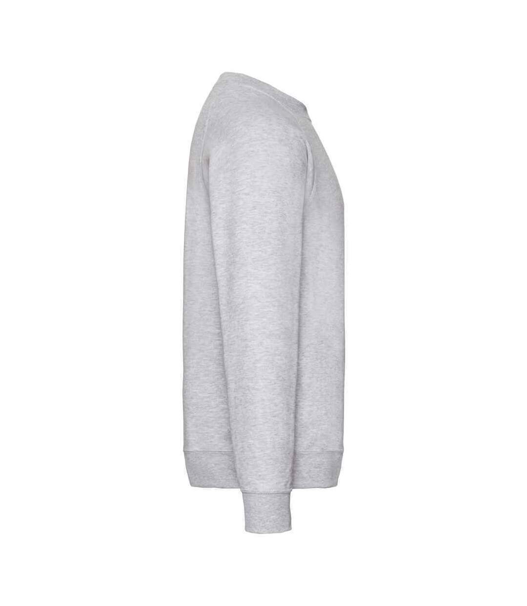 Sweat classic homme gris chiné Fruit of the Loom-2