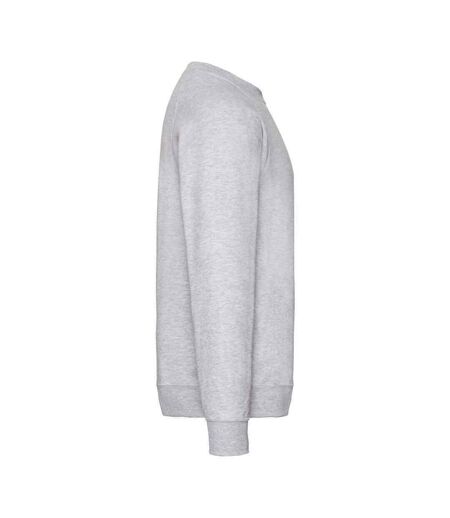 Sweat classic homme gris chiné Fruit of the Loom