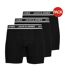 Pack Of 3  Mens Plus Boxer Briefs  Black Jack And Jones-1
