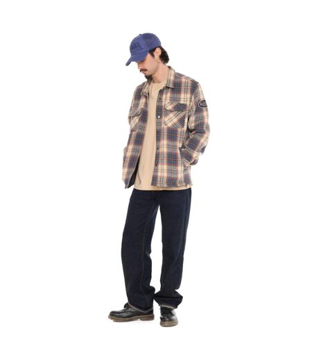 Surchemise homme en flanelle à carreaux avec poches Pepper Vondutch