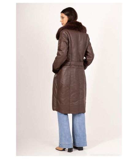 Manteau Long Avec Fourrure