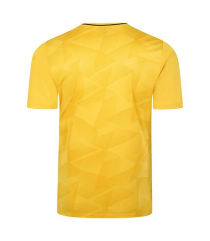 Mens triassic logo short-sleeved jersey yellow/empire yellow Umbro