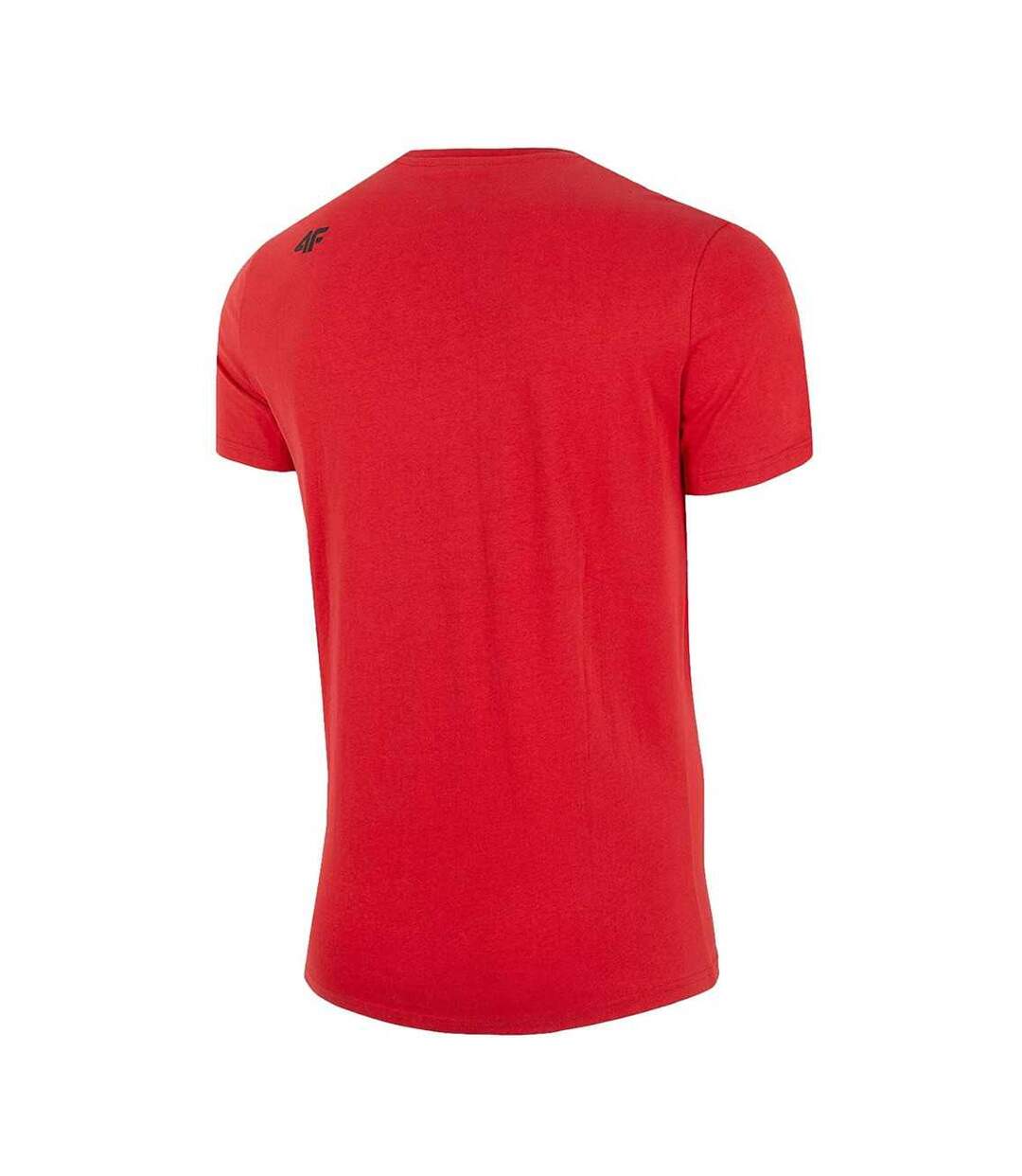 T-shirt Motif/style Logo H4z22 Homme Rouge 4F-3