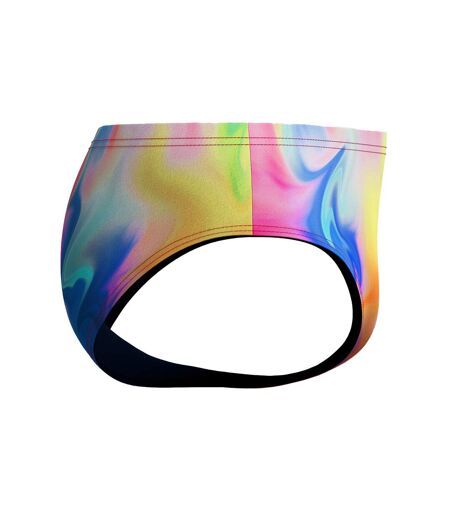Mens Swirl Swim Briefs Multicoloured Speedo