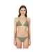 Womens/ladies Triangle Bikini Top Khaki Green Jack Wills-1