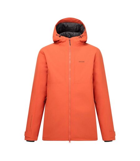 Mens Hoscar Waterproof Insulated Jacket Rooibos Tea Regatta