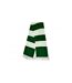 BB Sports Bar Knitted Winter Scarf (Green/White) (One Size) - UTBS3804