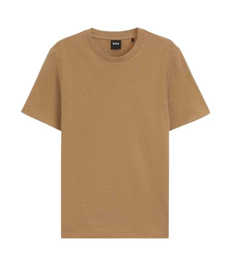 T-shirt Motif/style Bulles Homme Beige Boss