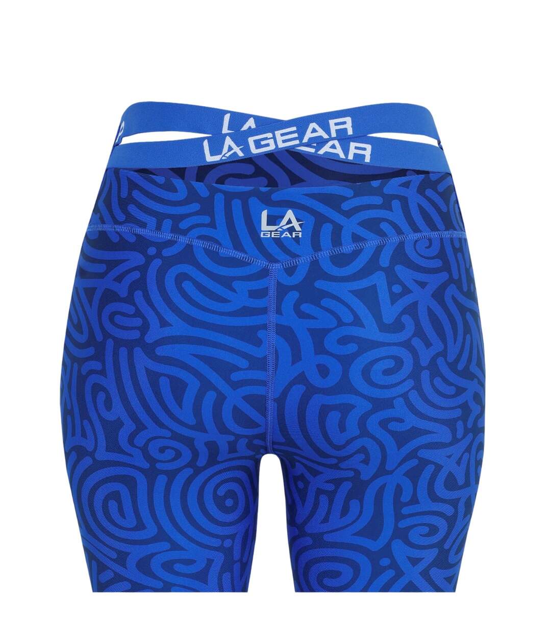 Legging Motif/style Camouflage Femme Bleu LA Gear-3