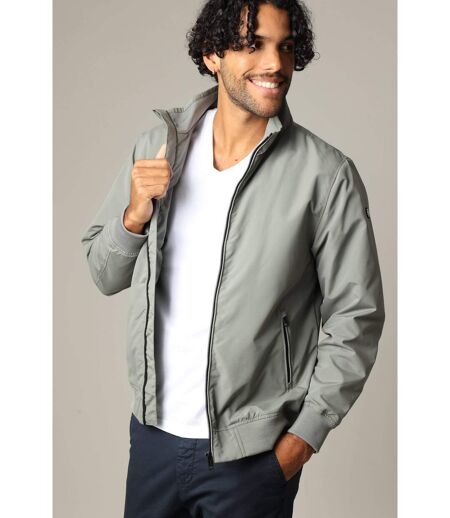 Blouson classique en toile enduite avec col montant CARMELO
