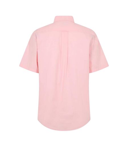 Chemise Manches Courtes Motif/style Logo Classic Homme Délavé Rose Gant