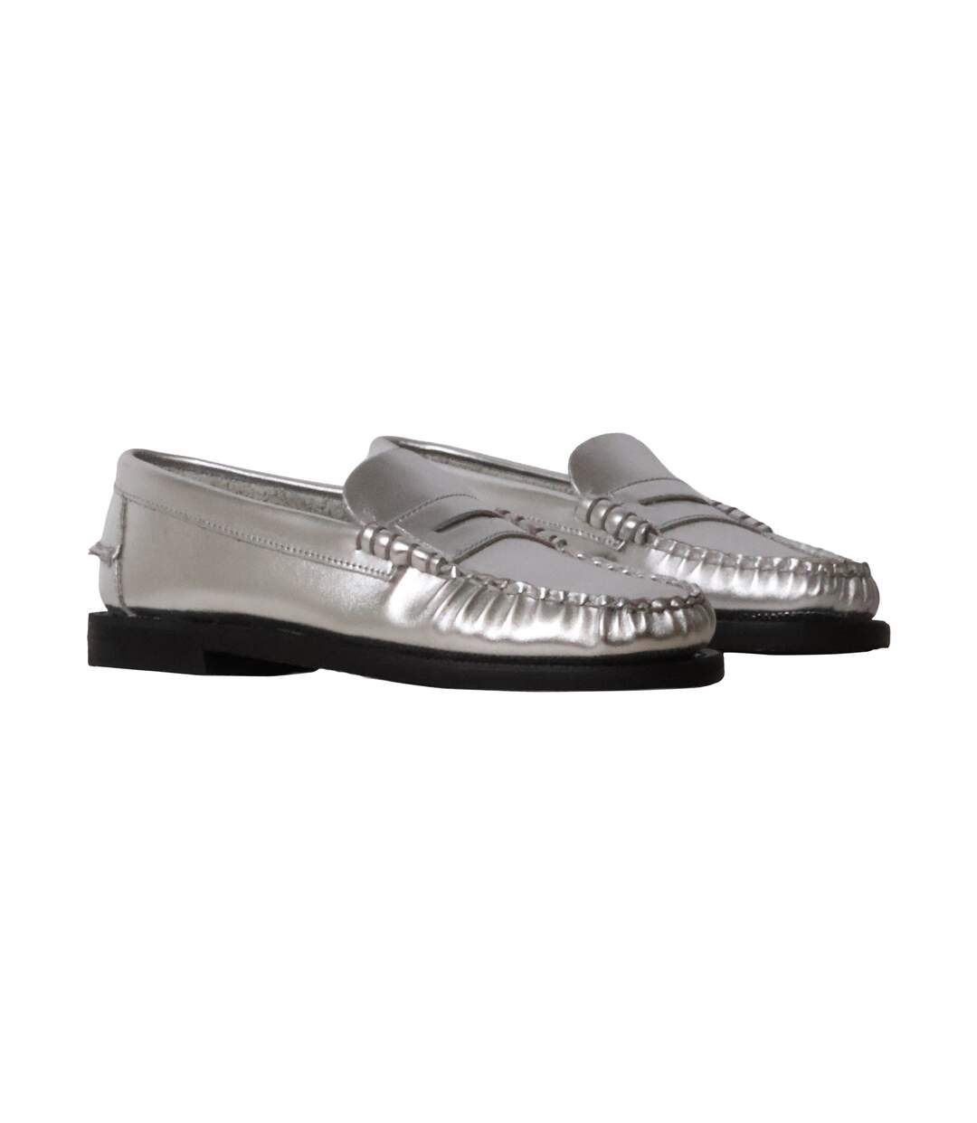 Mocassin Cuir Docksides Sebago Dan Met Woman-3