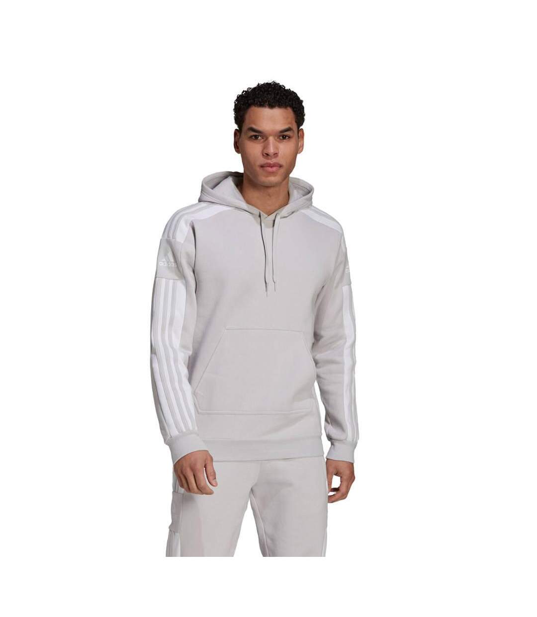 Sweat À Capuche Squadra Homme Gris Adidas-1