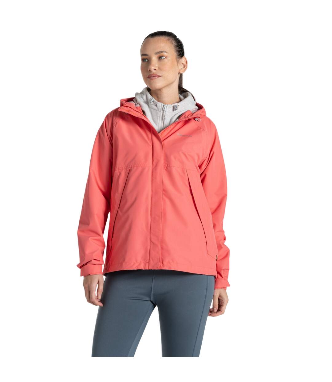 Veste imperméable ossus femme corail foncé Craghoppers-1