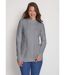 Pull chaud court col montant torsades-1