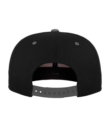 Casquette Ajustable Coupe Ajustée Noir Gris Flexfit