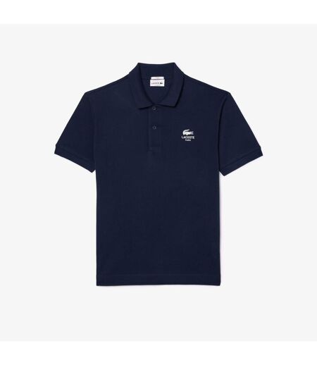 Unisex Adult L.12.12 Signature Classic Polo Shirt Navy Blue Lacoste