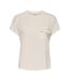 T-Shirt beige femme jdy ilse pocket-1