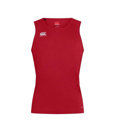 Débardeur club dry homme rouge Canterbury