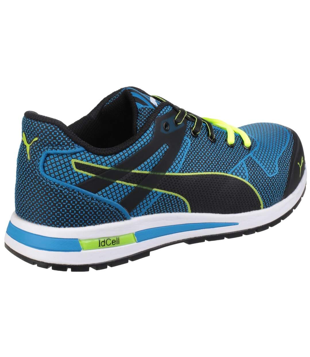 Unisex Blaze Knit Low Lace Up Safety Shoes Blue Puma Safety-2