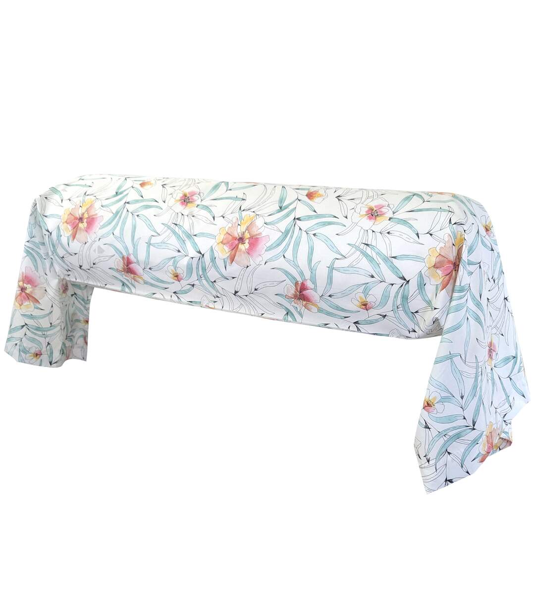 Taie de traversin percale de coton ROXANE-1