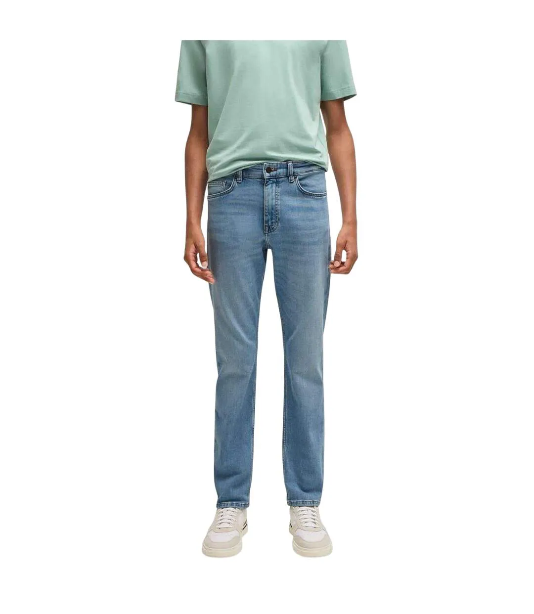 Mens Delaware Denim Slim Jeans Bright Blue Boss-3