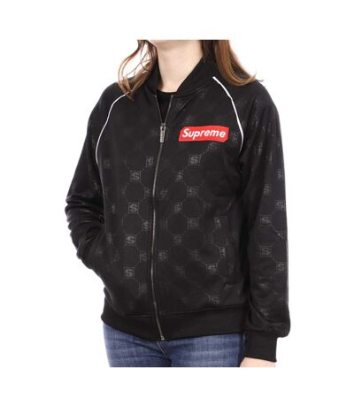 Veste de Survêtement Noire Femme Supreme Grip Velen - S