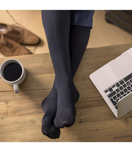 1 Pack Ladies 18 mmHg Graduated Compression Flight Socks for DVT