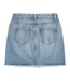 Womens/ladies Kate Denim Mini Skirt Blue Animal-2