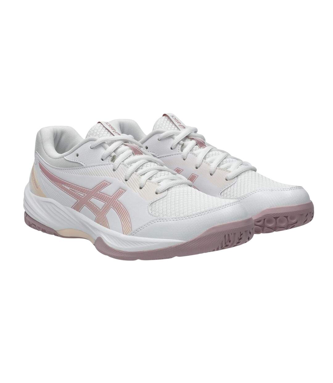 Womens/ladies Task 4 Volleyball Shoes White Asics-1