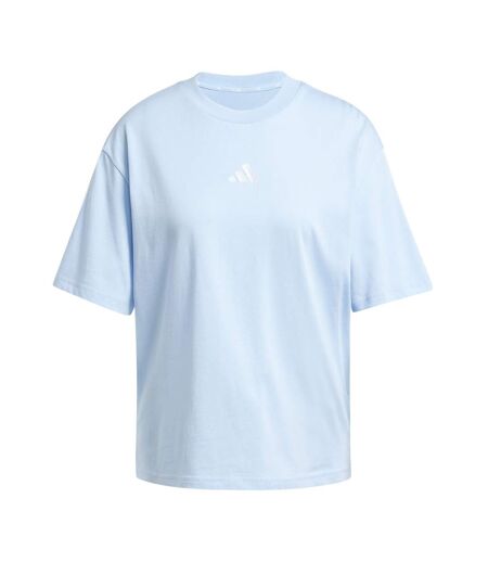 T-shirt Motif/style 3 Rayures Essentials Femme Bleu Pâle Adidas