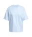 T-shirt Motif/style 3 Rayures Essentials Femme Bleu Pâle Adidas-2