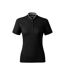 Polo Motif/style Losange Femme Noir Malfini-1