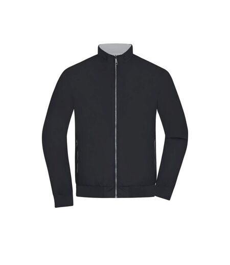 Blouson Homme Noir Argenté James And Nicholson